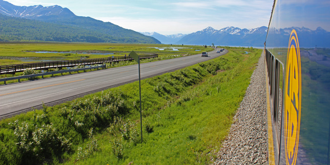 Anchorage Whittier Train