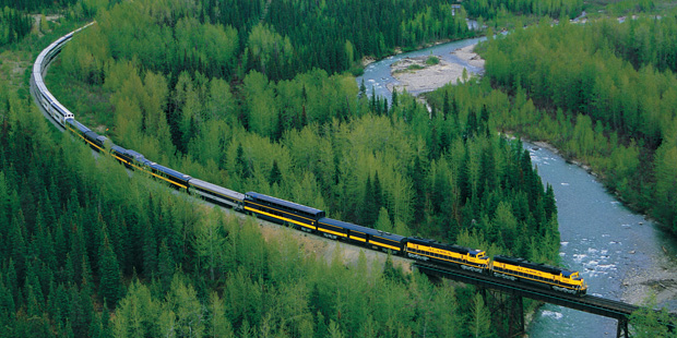 Alaska Railroad Train