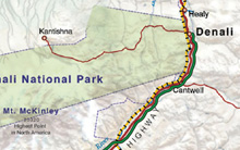 Alaska Railroad Map