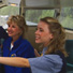 Alaska Railroad host guide in Adventure Class shared dome. 