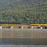 Alaska Railroad crossing the Knik River. 