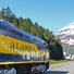 Glacier Discovery train departing Whittier. 